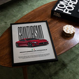 GranTurismo MC Stradale Car Poster