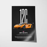 MP4-12C GT3 Car Poster