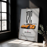 MP4-12C GT3 Car Poster