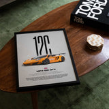 MP4-12C GT3 Car Poster