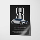 S63 E Performance Car Poster