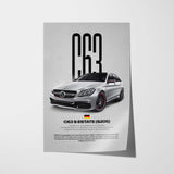 C63 S Estate 419 Car Poster