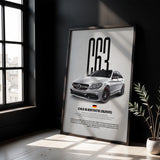 C63 S Estate 419 Car Poster