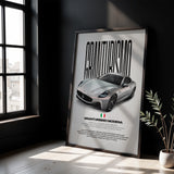 GranTurismo Modena Car Poster