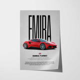 Emira Turbo Car Poster