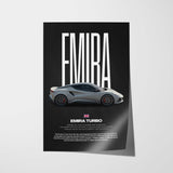 Emira Turbo Car Poster