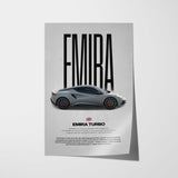 Emira Turbo Car Poster