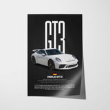 911 GT3 991.2 Car Poster