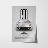 599 GTO Car Poster