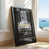 599 GTO Car Poster