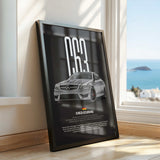 C63 AMG C204 Car Poster