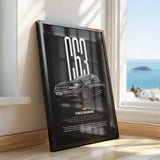 C63 AMG Performance Car Poster