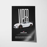 Viper ACR Car Poster