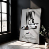 Viper ACR Car Poster