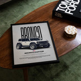 Bronco Raptor Car Poster