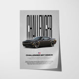 Challenger SRT Demon Car Poster