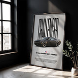 Challenger SRT Demon Car Poster