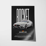 Rocket 900 Car Poster