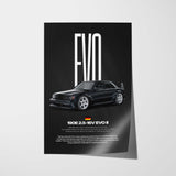 190E 2.5-16 Evolution II Car Poster