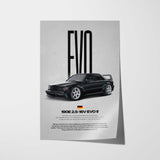 190E 2.5-16 Evolution II Car Poster