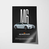 M6 Gran Coupé Car Poster