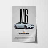 M6 Gran Coupé Car Poster