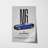 M6 Cabrio Car Poster