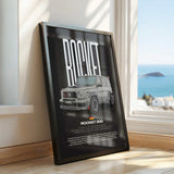 900 ROCKET Car Poster