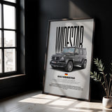 800 Widestar Car Poster
