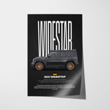 800 Widestar Car Poster