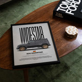 800 Widestar Car Poster