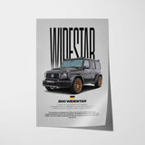 800 Widestar Car Poster