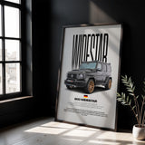 800 Widestar Car Poster