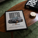 800 Widestar Car Poster