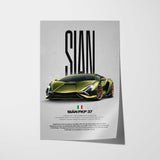 Sián FKP 37 Car Poster