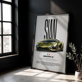Sián FKP 37 Car Poster