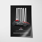Atom 4 Car Poster