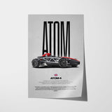 Atom 4 Car Poster