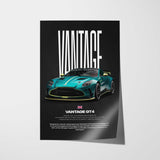 Vantage GT4 Car Poster