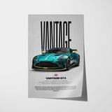 Vantage GT4 Car Poster