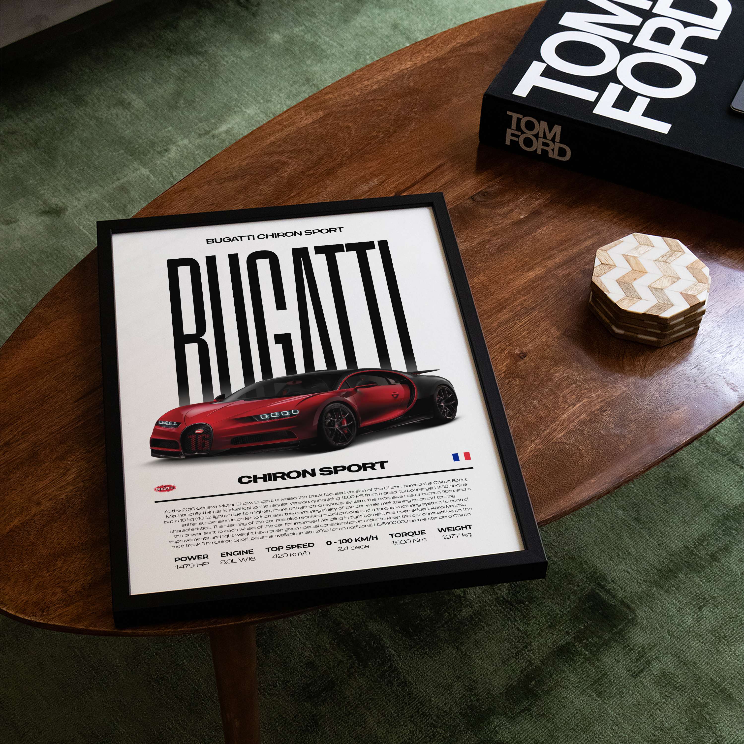 Bugatti Chiron Sport Poster