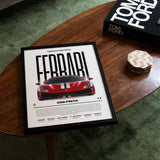 Ferrari 488 Pista Poster