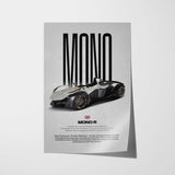Mono R Car Poster