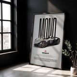 Mono R Car Poster