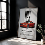 DBS Carbon Edition Car Poster