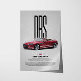 DBS Volante Car Poster