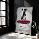 DBS Volante Car Poster