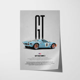 GT40 Mark I Car Poster