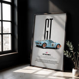 GT40 Mark I Car Poster