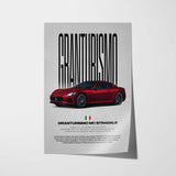 GranTurismo MC Stradale Car Poster